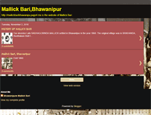 Tablet Screenshot of mallickbaribhawanipur.blogspot.com