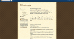Desktop Screenshot of nowastewater.blogspot.com