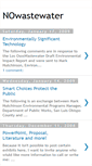 Mobile Screenshot of nowastewater.blogspot.com