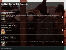Tablet Screenshot of daddysgonnakillralphie.blogspot.com