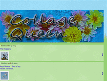 Tablet Screenshot of collagequeen.blogspot.com