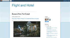 Desktop Screenshot of flight-hotel.blogspot.com