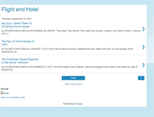 Tablet Screenshot of flight-hotel.blogspot.com