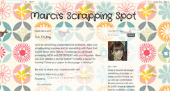 Desktop Screenshot of marcisscrappingspot.blogspot.com