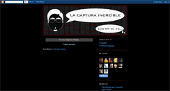 Desktop Screenshot of capturaincreible.blogspot.com