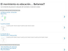 Tablet Screenshot of elmovimientoeseducacion.blogspot.com
