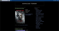 Desktop Screenshot of downloadterror.blogspot.com