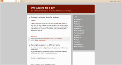 Desktop Screenshot of oneapachetipaday.blogspot.com