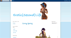 Desktop Screenshot of eroticsecondlife.blogspot.com