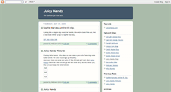 Desktop Screenshot of juicy-mandy.blogspot.com