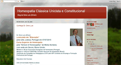 Desktop Screenshot of homeopatiaclassica.blogspot.com