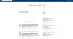 Desktop Screenshot of freematurefuck.blogspot.com