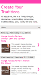 Mobile Screenshot of createyourtraditions.blogspot.com