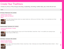 Tablet Screenshot of createyourtraditions.blogspot.com