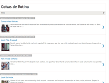 Tablet Screenshot of coisasderotina.blogspot.com