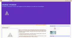 Desktop Screenshot of kami-horsepower.blogspot.com