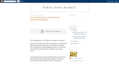 Desktop Screenshot of forexnewsmarket.blogspot.com