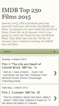 Mobile Screenshot of imdbtop100films.blogspot.com
