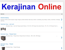 Tablet Screenshot of kerajinanonline.blogspot.com