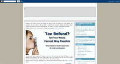 Desktop Screenshot of onlinetaxrefund.blogspot.com