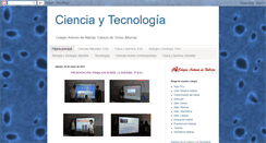 Desktop Screenshot of cienciaytecnologianebrija.blogspot.com