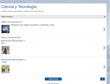Tablet Screenshot of cienciaytecnologianebrija.blogspot.com