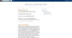 Desktop Screenshot of mozilla-firefox-tips.blogspot.com