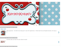 Tablet Screenshot of kerstinkreativ.blogspot.com