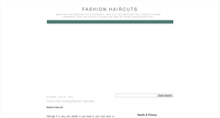 Desktop Screenshot of fashion-haircuts.blogspot.com