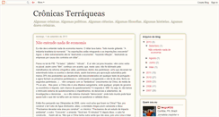 Desktop Screenshot of cronicasterraqueas.blogspot.com