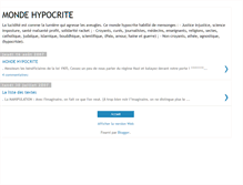 Tablet Screenshot of mondehypocrite.blogspot.com