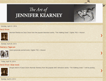 Tablet Screenshot of jenniferkearneyart.blogspot.com