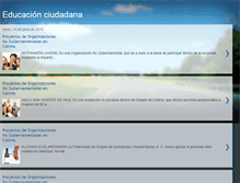 Tablet Screenshot of educionciudadana.blogspot.com