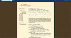 Desktop Screenshot of johnwshipman.blogspot.com
