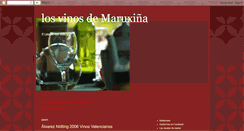 Desktop Screenshot of losvinosdemaruxiya.blogspot.com