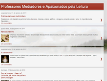 Tablet Screenshot of professoresmediadoresdeleitura.blogspot.com