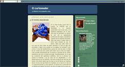 Desktop Screenshot of elcurioseador.blogspot.com