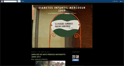 Desktop Screenshot of diabetes-infantil-mercosur.blogspot.com