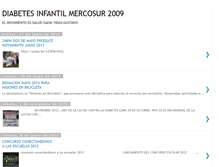 Tablet Screenshot of diabetes-infantil-mercosur.blogspot.com
