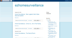 Desktop Screenshot of ezhomesurveillance.blogspot.com