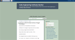 Desktop Screenshot of india-engineering-institutes.blogspot.com