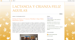 Desktop Screenshot of lactanciaycrianzafelizaguilas.blogspot.com