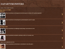 Tablet Screenshot of dapartymonsters.blogspot.com