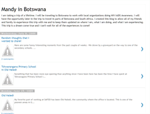 Tablet Screenshot of mandyinbotswana.blogspot.com