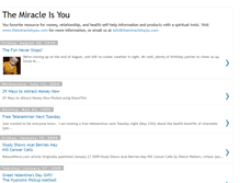 Tablet Screenshot of miracleisyou.blogspot.com
