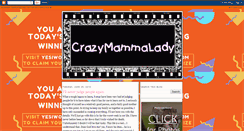 Desktop Screenshot of crazymammalady.blogspot.com