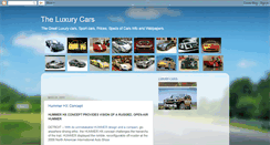 Desktop Screenshot of hotluxurycar.blogspot.com