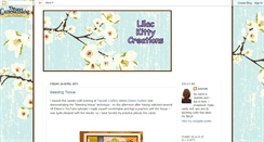 Desktop Screenshot of lilackittycreations.blogspot.com