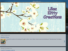Tablet Screenshot of lilackittycreations.blogspot.com