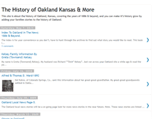 Tablet Screenshot of oaklandkansas.blogspot.com